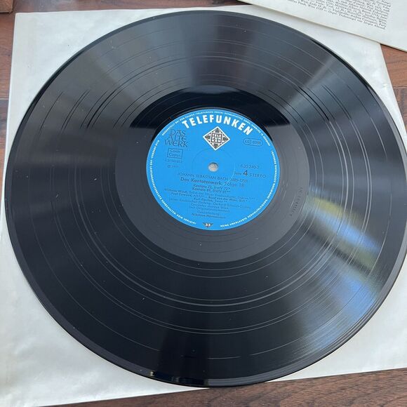 J. S. Bach Das Kantatenwerk Complete Cantatas Vol 18 LP Box Set 1977 Telefunken - Picture 7 of 8
